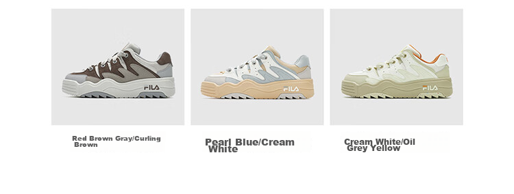 FILA Official Women's Shoes, ROSETTA Modern Sneakers, Colorful Shoes, Platform Shoes, Fashionable Casual Shoes 21