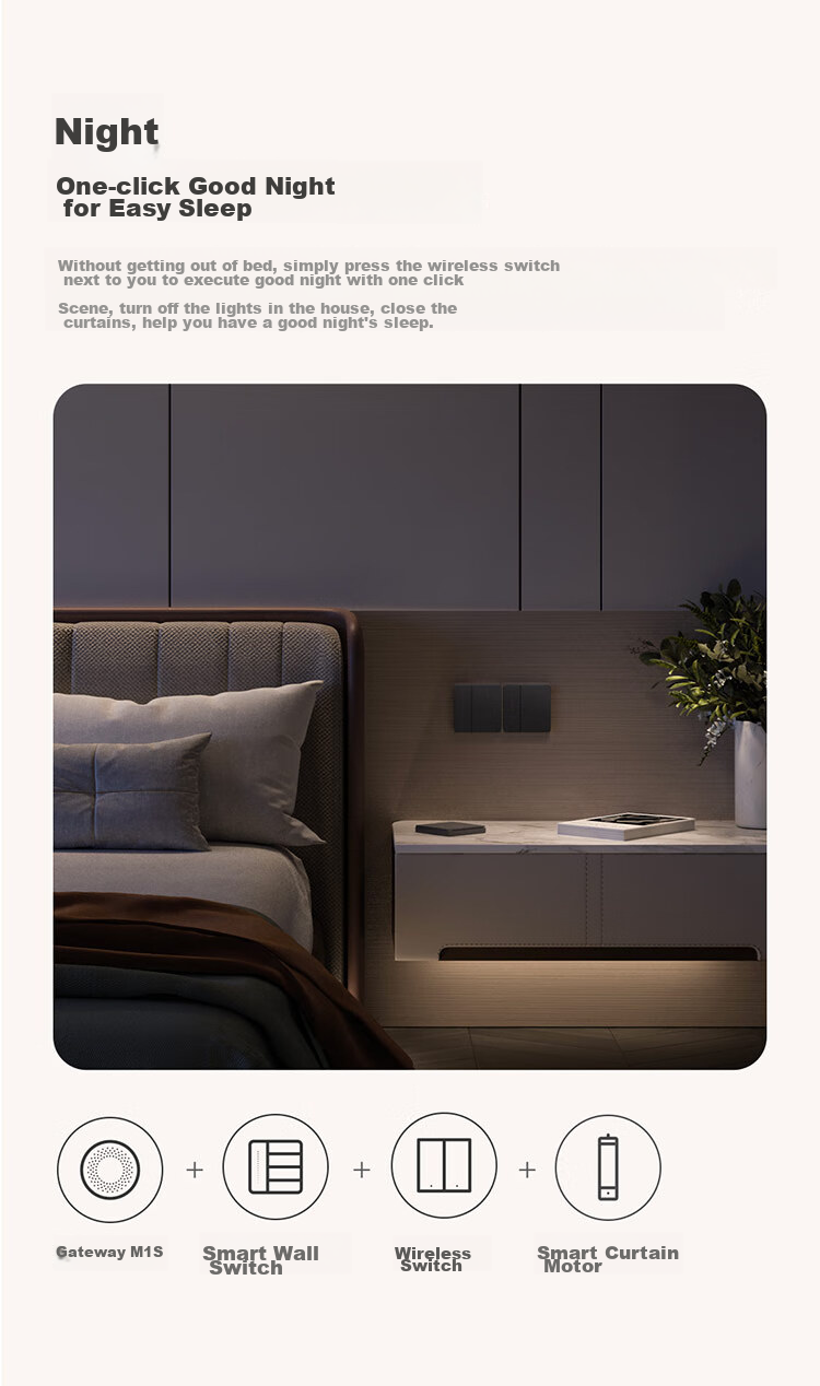 Aqara Smart Home Gateway M1S with Remote Control, Sound And Light Alarm, Compatible with Mi Home APP/iOS HomeKit 16