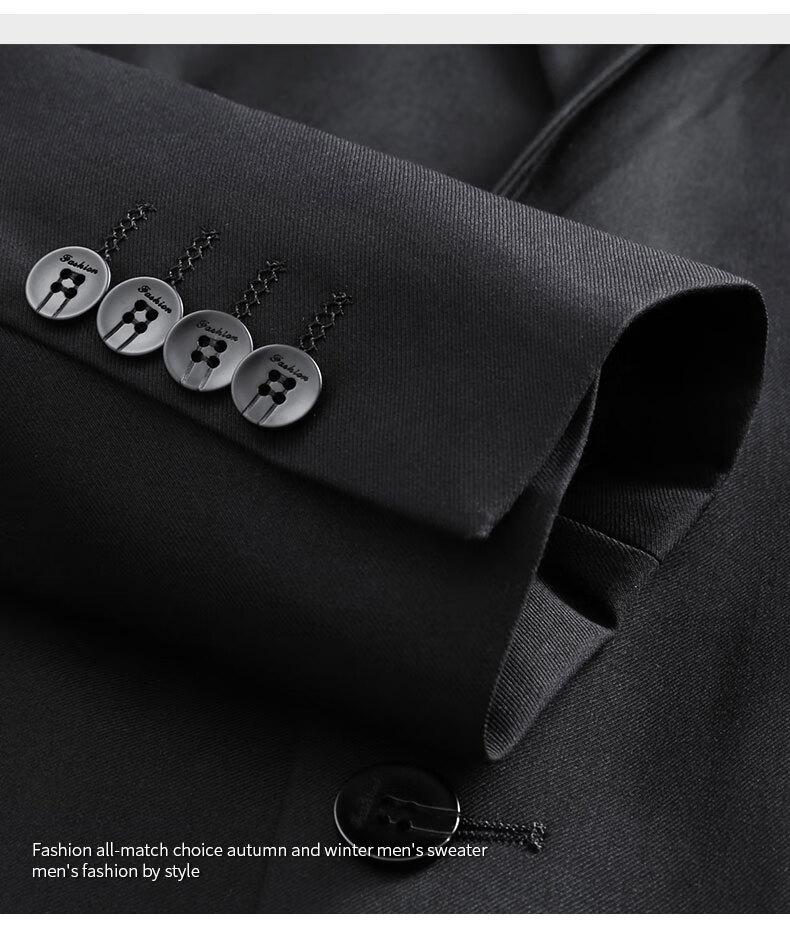 ROMON Suit Set for Men, Professional Formal Wear, Business Attire, Groomsmen And Groom Wedding Suits, Men's Clothing ZH2319 Gray 190 8