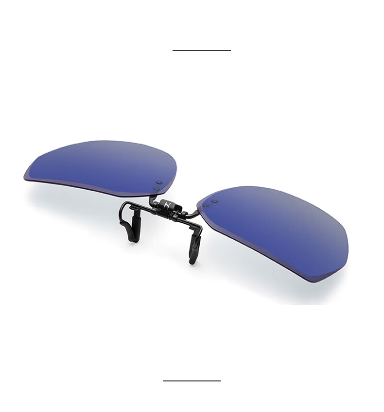 HELEN KELLER Sunglasses Clip, Geometric Large Frame Glasses Clip, Driving-Specific Myopia Sunglasses Clip HP823C5 19