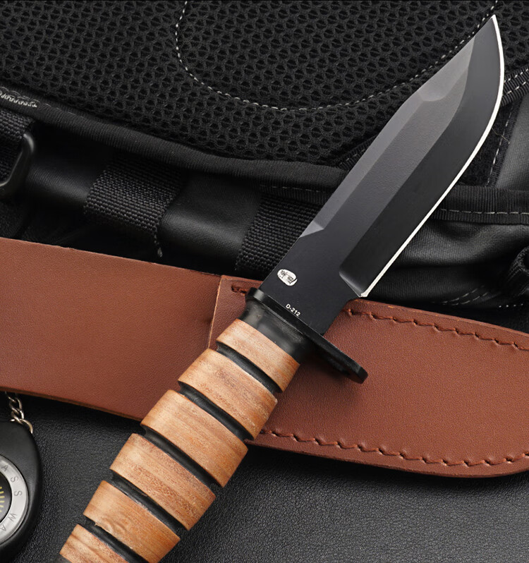 汉道hx outdoors 户外直刀防身生存刀野外求生随身小刀具老兵