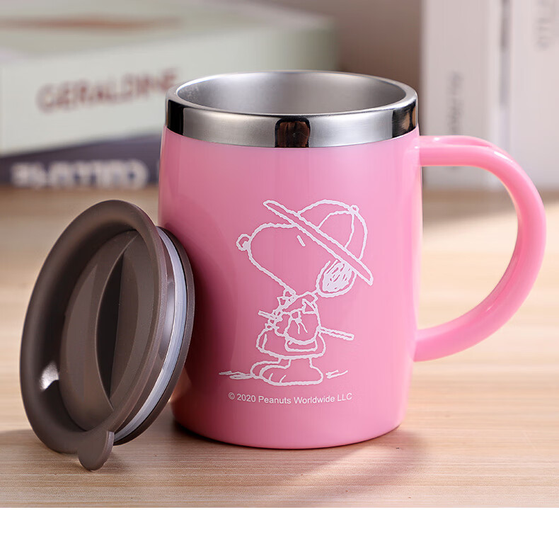 SNOOPY Insulated Stainless Steel Thermos Water Bottle for Men Women Couples Office Coffee Mug Large Capacity Drinking Cup for Students 3