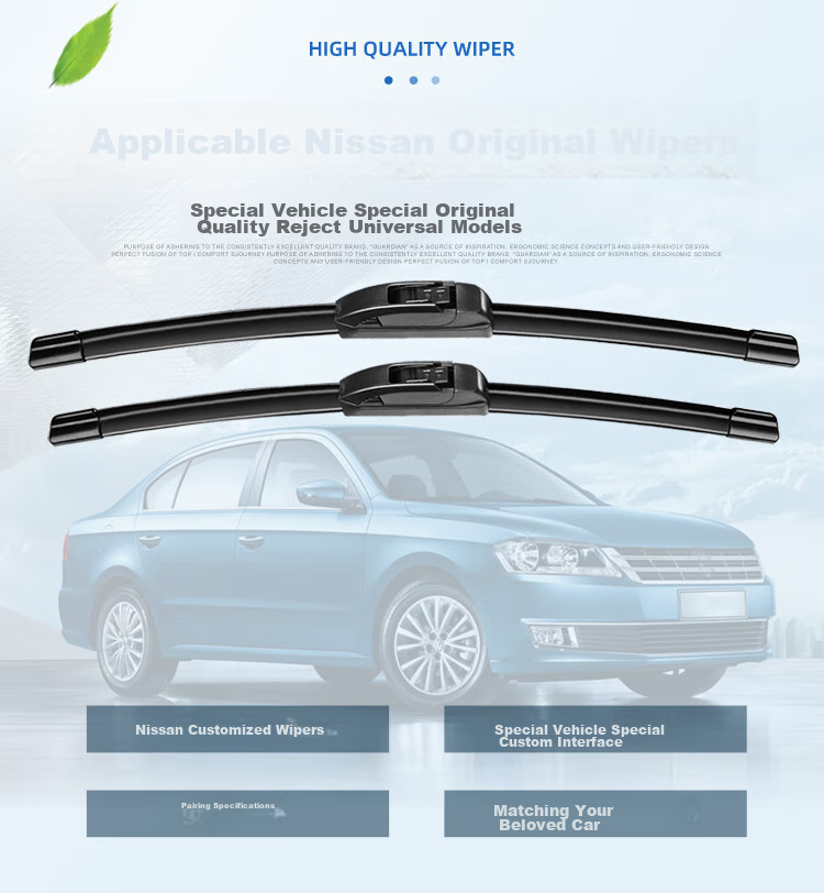 Aoye Windshield Wipers for Nissan NV200 06-10/10 Model, Frameless Wiper Blades, Front Windshield Wipers, 1 Pair, 22+16 Inches 4