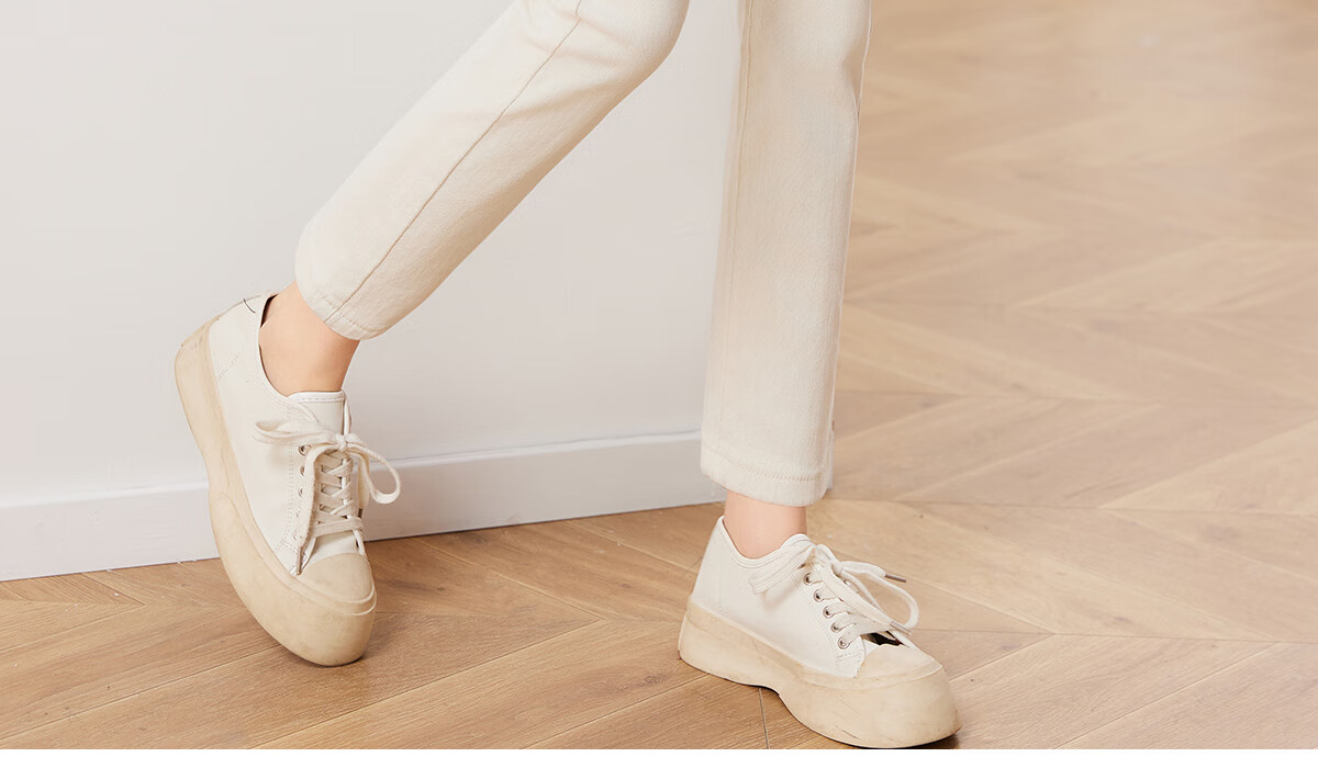 She Enjoy Women's High-Waist Draped Straight-Leg Jeans Fashion Slimming Cropped Pants T141N1101 12
