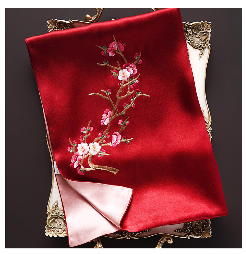 Hangsifu Suzhou Silk Scarf, Mulberry Silk Shawl, Autumn And Winter Neck Protection Wrap, Birthday Gift for Wife, Mother, And Wome 17