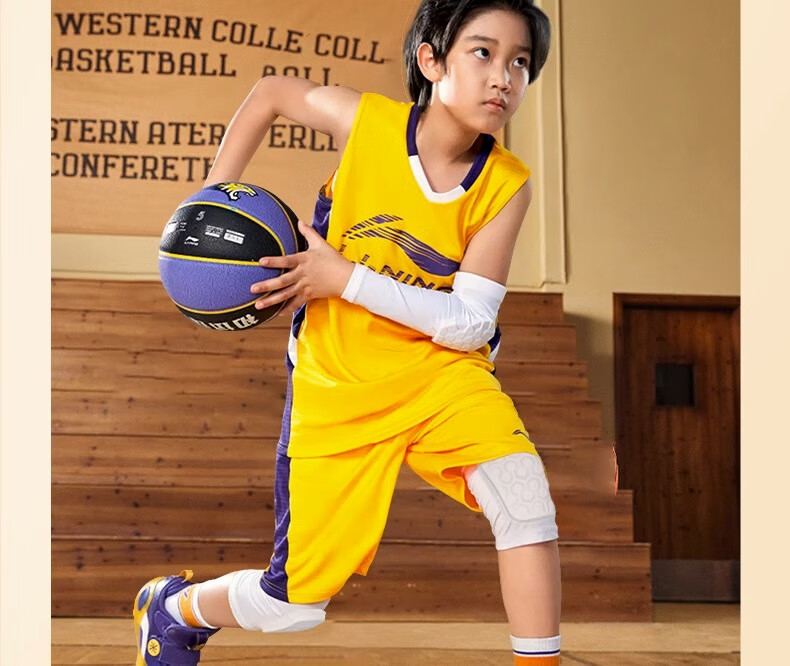 LI-NING Children's Elbow Guard Summer Lightweight Sports Protective Gear for Cycling Basketball Badminton Skating Running Honeycomb Design 8