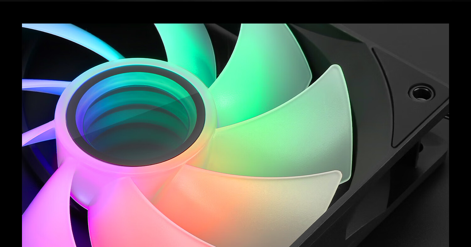 Thermalright TL-C12B V3 Black ARGB 12cm Case Fan, Infinite Mirror Light Fan, RGB Fan, 4-PIN PWM Speed-Adjustable Fa 7