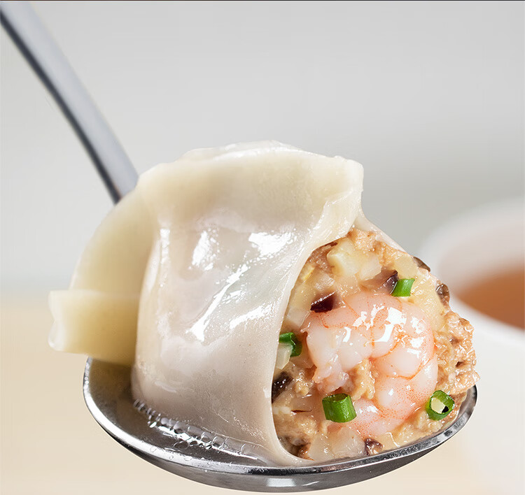 思念金牌虾水饺鲜美虾仁480g32只 速冻饺子蒸饺煎饺早餐食品生鲜速食