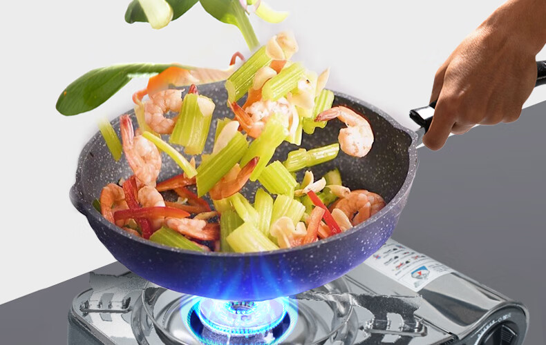 Jauto MAXSUN Portable Cassette Stove MS-3800DFS Outdoor Barbecue Butane Gas Stove, Silver Gray 2