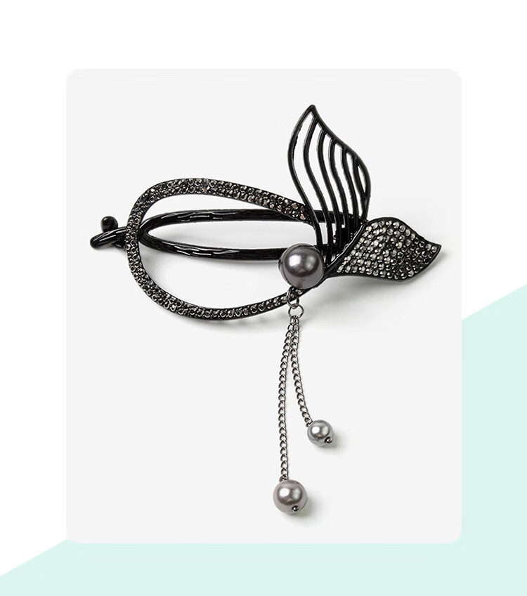 CHIMERA [You'll Always Have Me] Fish Tail Hair Clip, High-End Hairpin, Back of Head Twist Clip, Hair Accessory, Birthday Gift for Wome 10