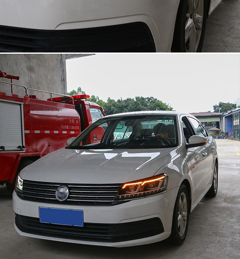 益君健朗逸大灯总成15-17款朗行朗境朗逸启航改装氙气led大灯日行灯