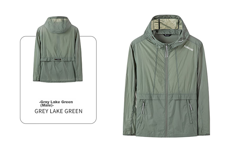 TOREAD Sun Protection Clothing, Spring And Summer Outdoor Couple Lightweight Breathable UPF50+ Skin Coat Sunscreen Jacket 37