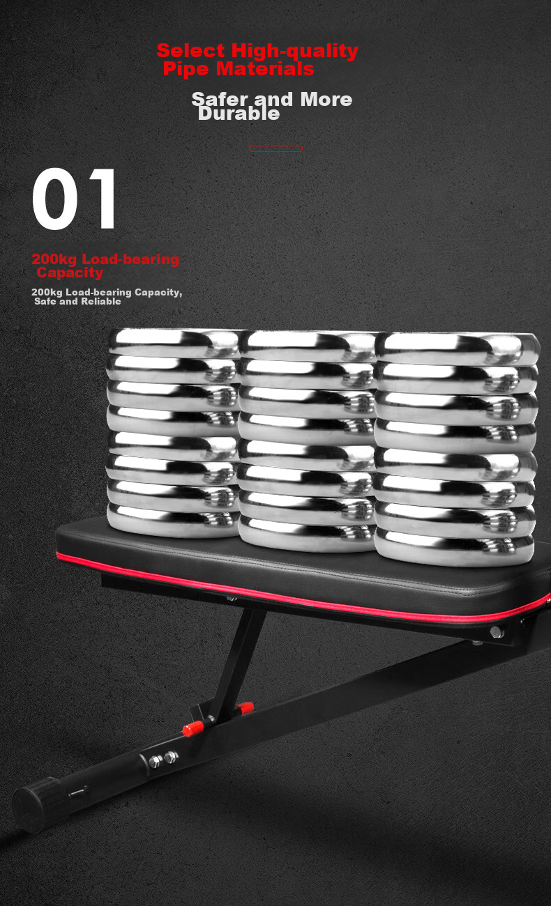 RIDO Roman Chair Adjustable Height Multi-Functional Dumbbell Bench for Home Gym Equipment TD35 3