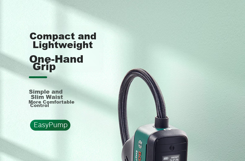 BOSCH Car Air Pump Inflator for Sedans And Cars, High-Power Single-Cylinder Portable Cycling Pump 22