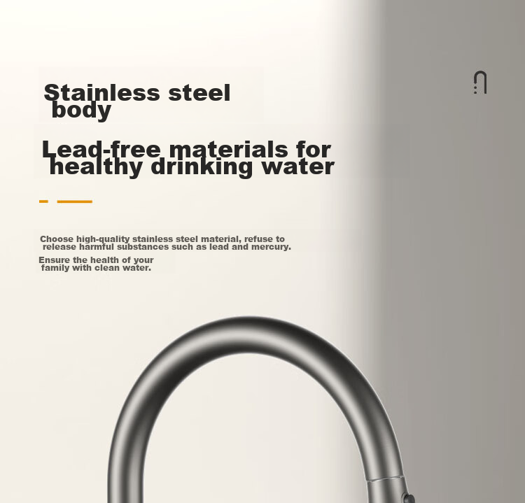 MEJUE Kitchen Faucet, Pull-Out Tap, Healthy Sink Hot And Cold Tap, 360° Rotating Vegetable Washing Basin Tap Z-1119 18