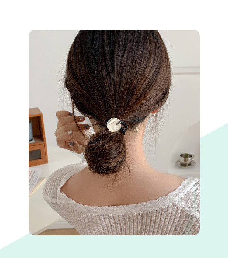 CHIMERA Rhinestone Hair Tie, High Elasticity Butterfly Band, Bun Maker, Hair Rope for Women, Mid-Autumn Festival Gift 7