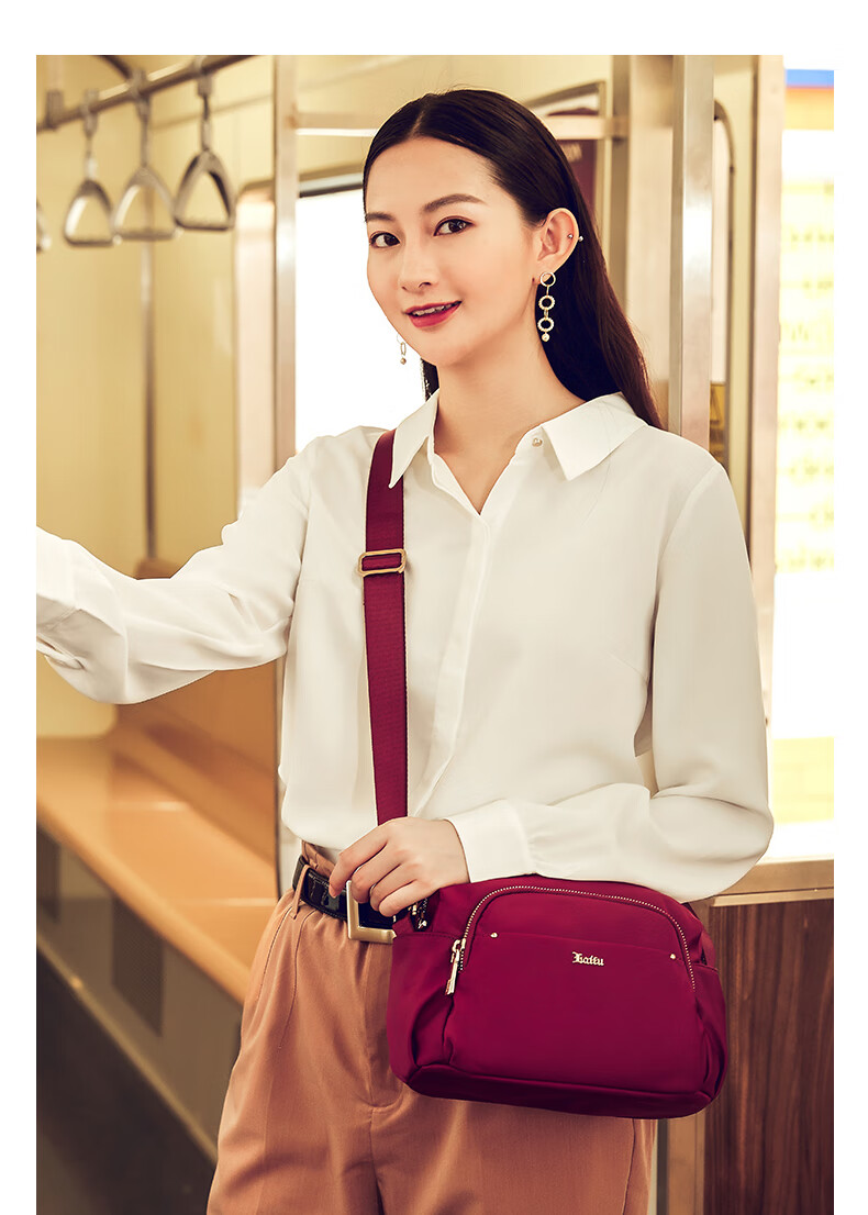 Laifu Women's Crossbody Phone Bag, Casual Fashion Shoulder Bag, Large Capacity Nylon Fabric, Lightweight Birthday Gift 3