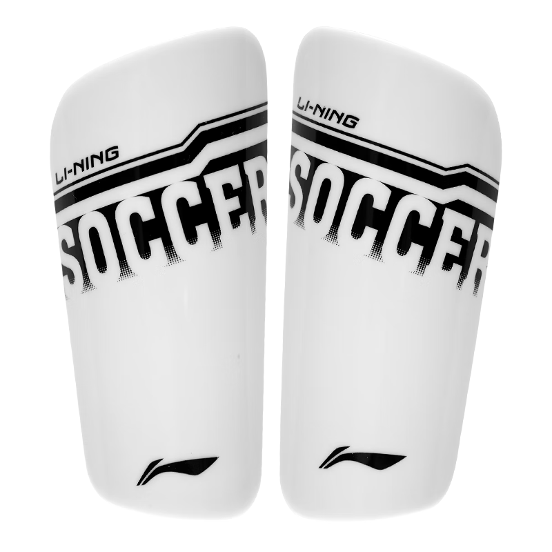 Li-Ning Soccer Shin Guards for Children And Adults, Protective Leg Guards for Competition And Training, Professional Equipment for Men, Blue, Size L