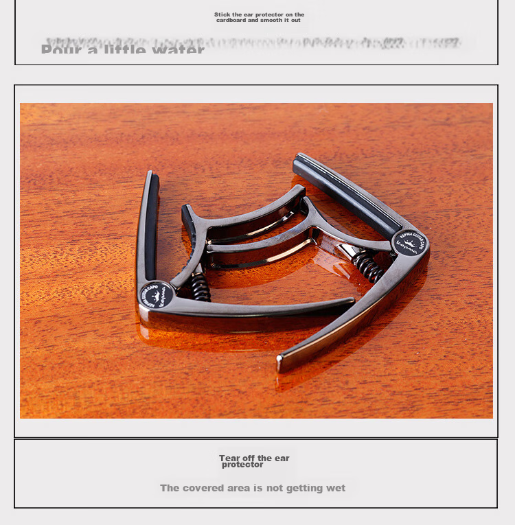 KEPMA KEPMA K6 Camaca Mianqie Guitar Tuner Clip, All-Metal Tuning Clip, Universal Clip 10
