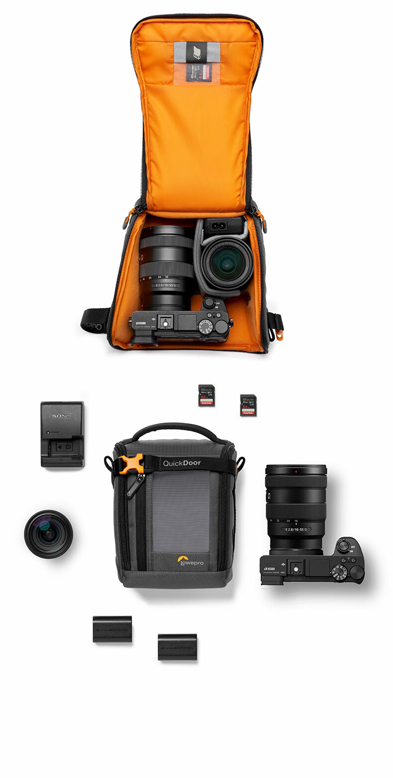 LOWEPRO Leshebao GearUp Creator Box M II, Creative Accessory Storage Bag, Camera Inner Liner, Storage Card And Data Cable Organizer for Drones, LP37347-GRL 2