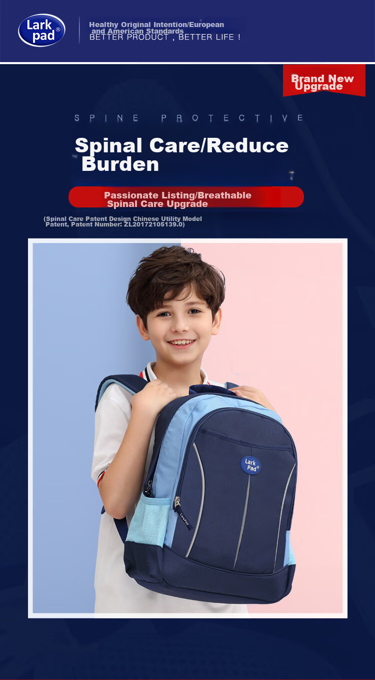 Lark Pad Elementary School Backpack for Boys And Girls Grades 3-6, Middle School Student Ultra-Lightweight Reduced Burden Shoulder Bag Children's Backpack 128 Duke Blue 1