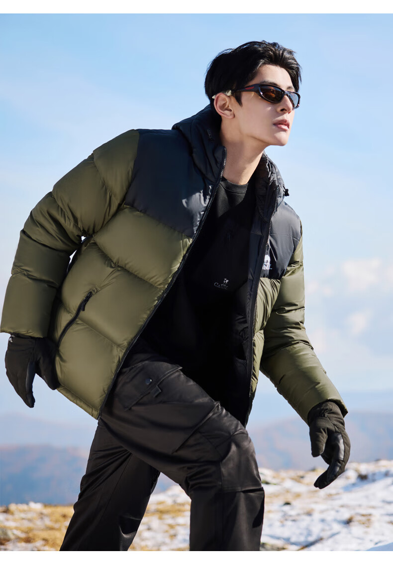 CAMEL Volcano Down Jacket 1.0 Men's Thickened Duck Down Cold-Resistant Puffer Coat Trendy Winter Jacket M13CR07089H 33