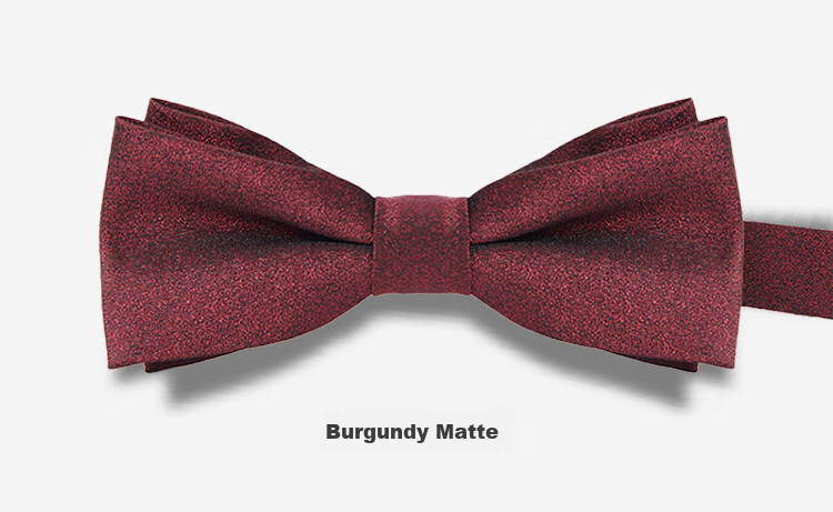 GLO-STORY Men's Bow Tie, Wedding Groom Groomsman Banquet Party Formal Wear Business Gentleman Double-Layer Bow Tie MLD824069 8