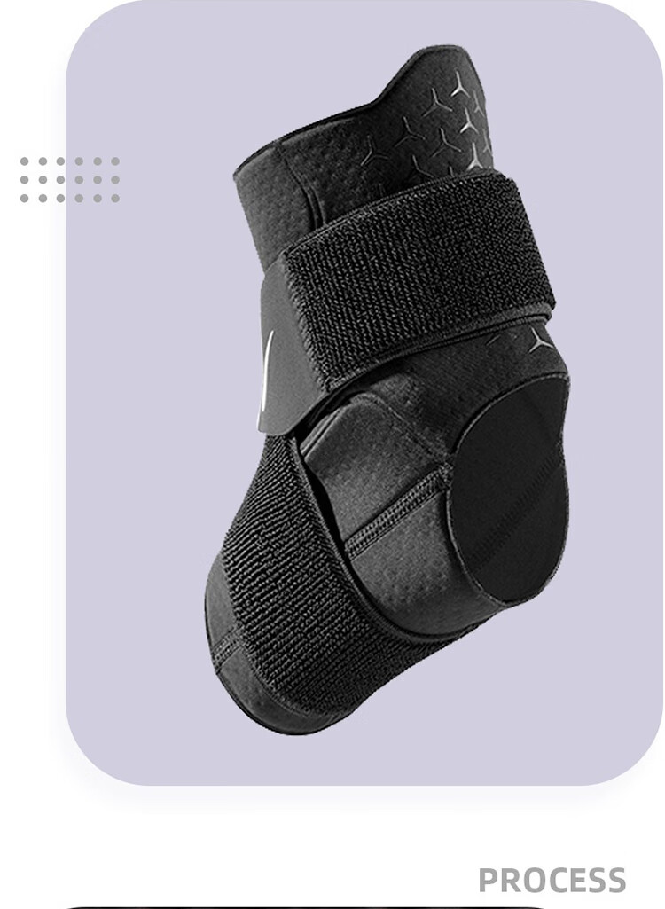 耐克(nike)护踝绑带式扭伤防护具篮球健身运动足球男女护脚踝 单只装