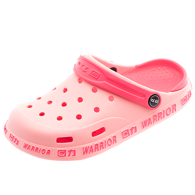 Huili Perforated Shoes, Couple Style, Closed-Toe, All-Season, Indoor/outdoor Casual Travel, Two-Way Wear, Beach Shoes, Lightweight, Breathable, Comfortable, Durable Sandals, Women's Style HL0119, Candy Pink, Size 40