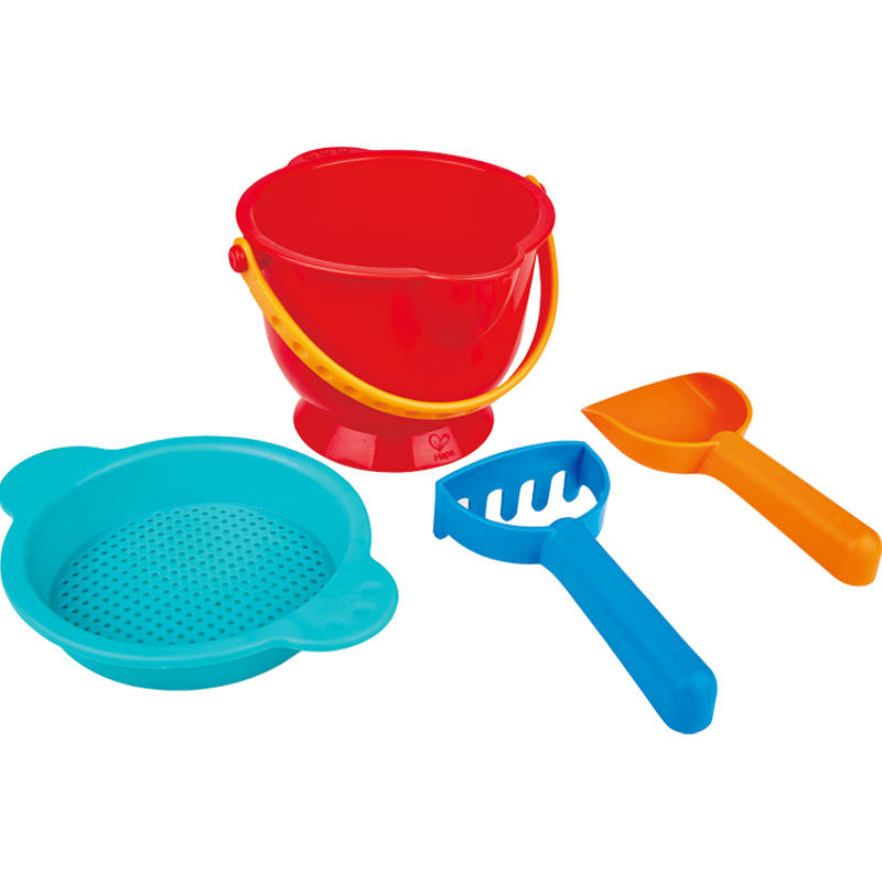 Hape Baby Sand Digging and Water Play Snow Tool Thickened Beach Adventure Set Boys and Girls Holiday Gift E4056