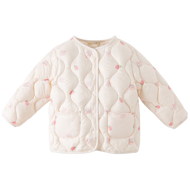 DAVE & BELLA Girls' Down Jacket Kids Autumn Winter Three-Proof Lightweight Down Liner Coat DB4223467