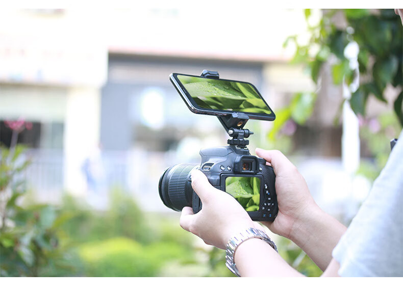 Ulanzi ST-14 Iron Man 3 Metal Phone Clamp for Horizontal, Vertical, Oblique And Overhead Shooting, Hot Shoe Mount for Universal Photography, Vlog, Short Video Selfie And Live Streaming, Desktop Gimbal Stand 11