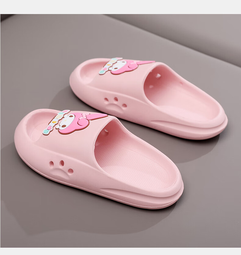GUOLUOFEI Children's Slippers Summer Baby Bath Sandals for Boys And Girls Blue Cinnamoroll Design 160mm Inner Length 16cm 16