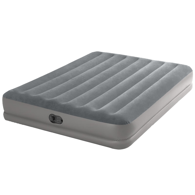 INTEX Built-In Electric Pump USB Port Automatic Inflation Double-Person Inflatable Mattress Car Tent Mat with 2 Pillows 64114