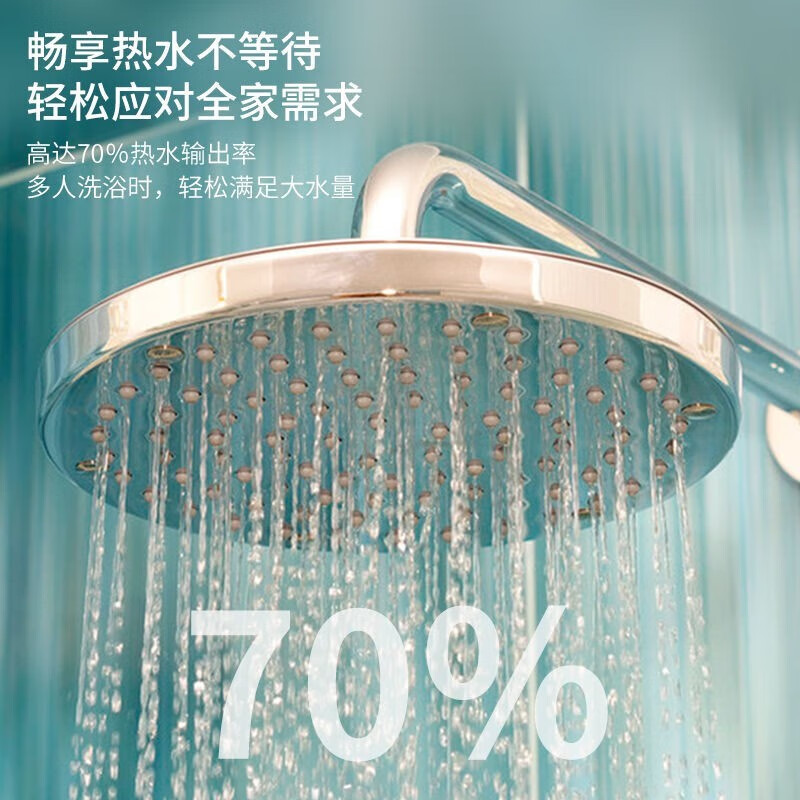 Midea美的电热水器家用储水式40L50L60/80升智能出水断电上门安装 美的80升-F8022-TY3S(HE)