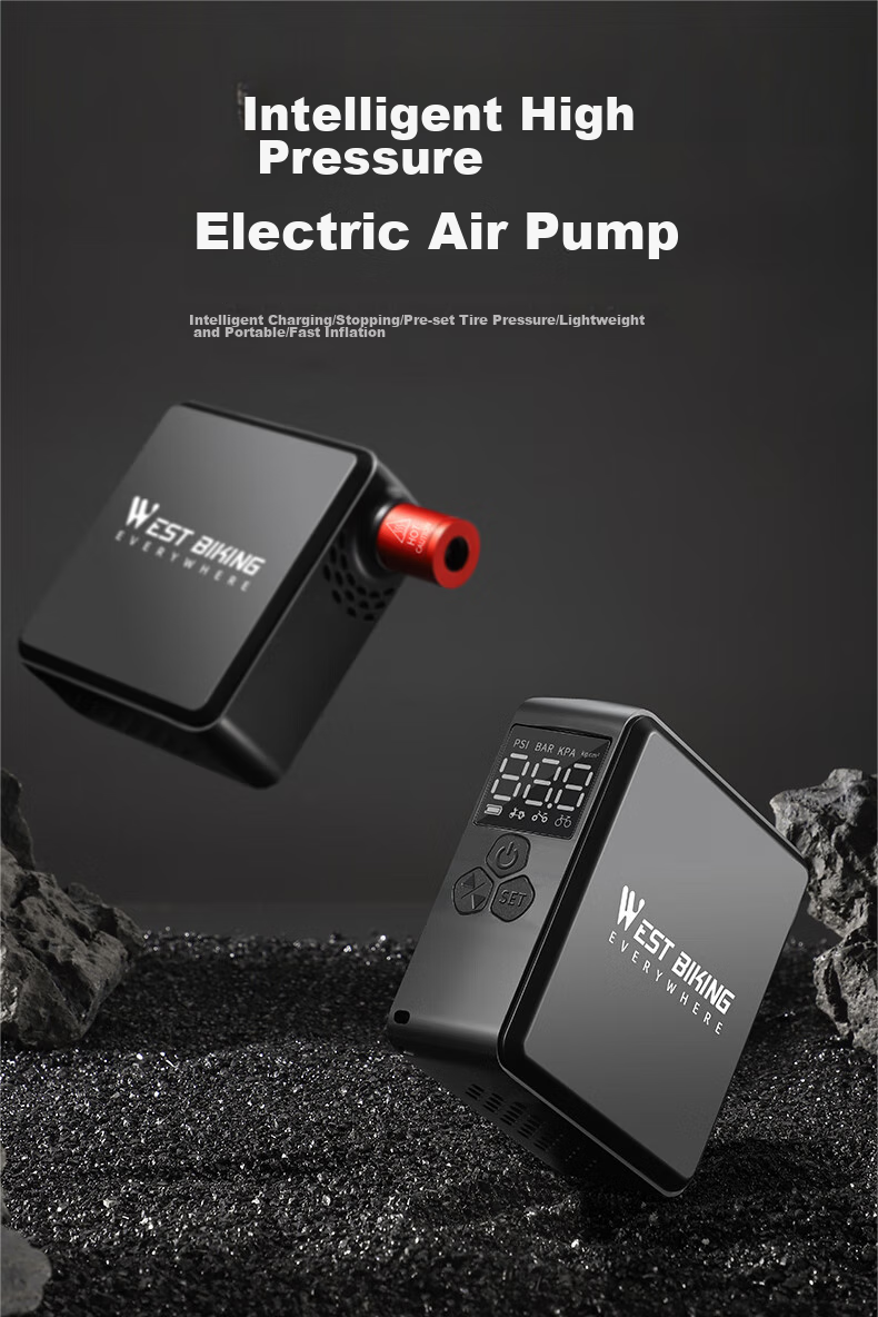 WestBiking Electric Air Pump Inflator for Bicycles And Electric Bikes, Universal Equipment 1