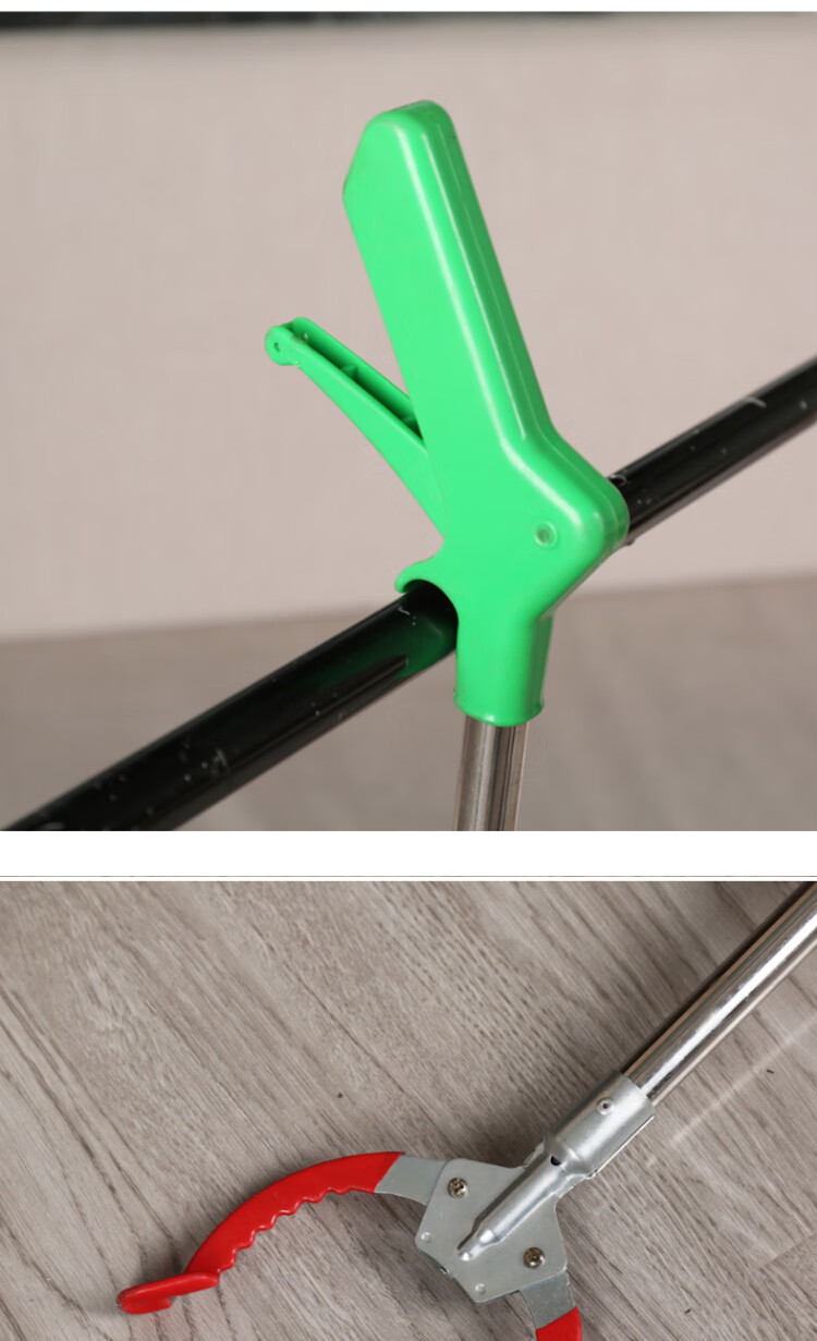 Bingyou Garbage Grabber Long Handle Sanitation Picker Trash Tongs Litter Picker Fire Tongs Cleaning Tool Hygiene Clamp 7
