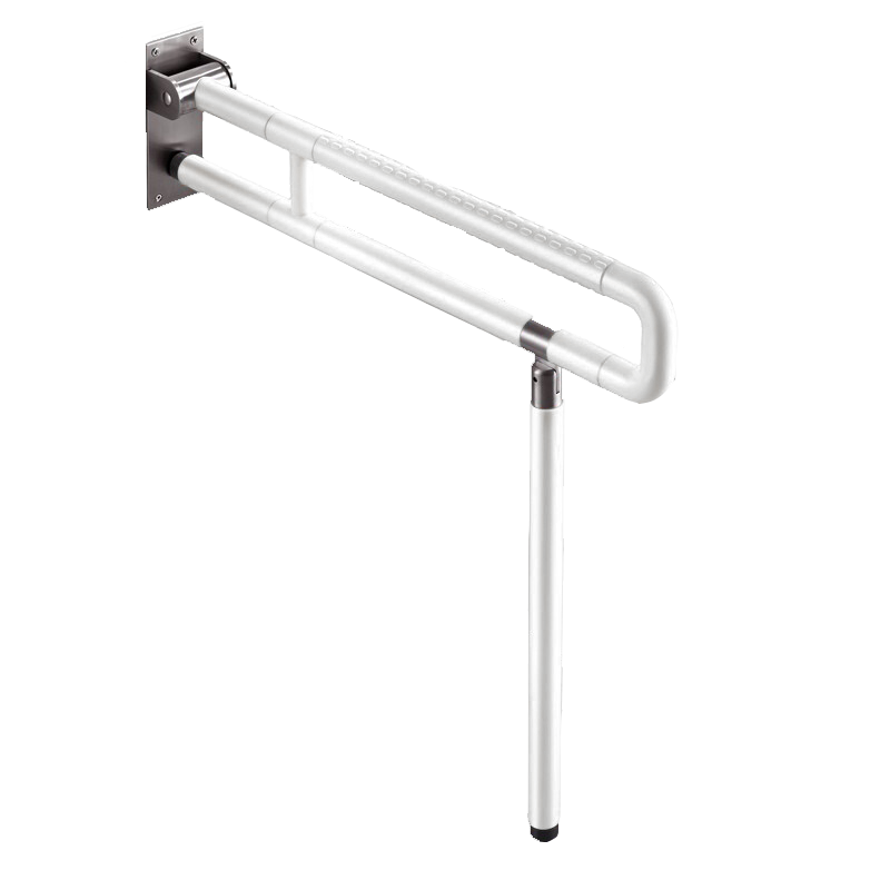 Meiruide Foldable Flip-Up Toilet Safety Grab Bar Non-Slip Bathroom Support Handle 75CM 8863-W-75T