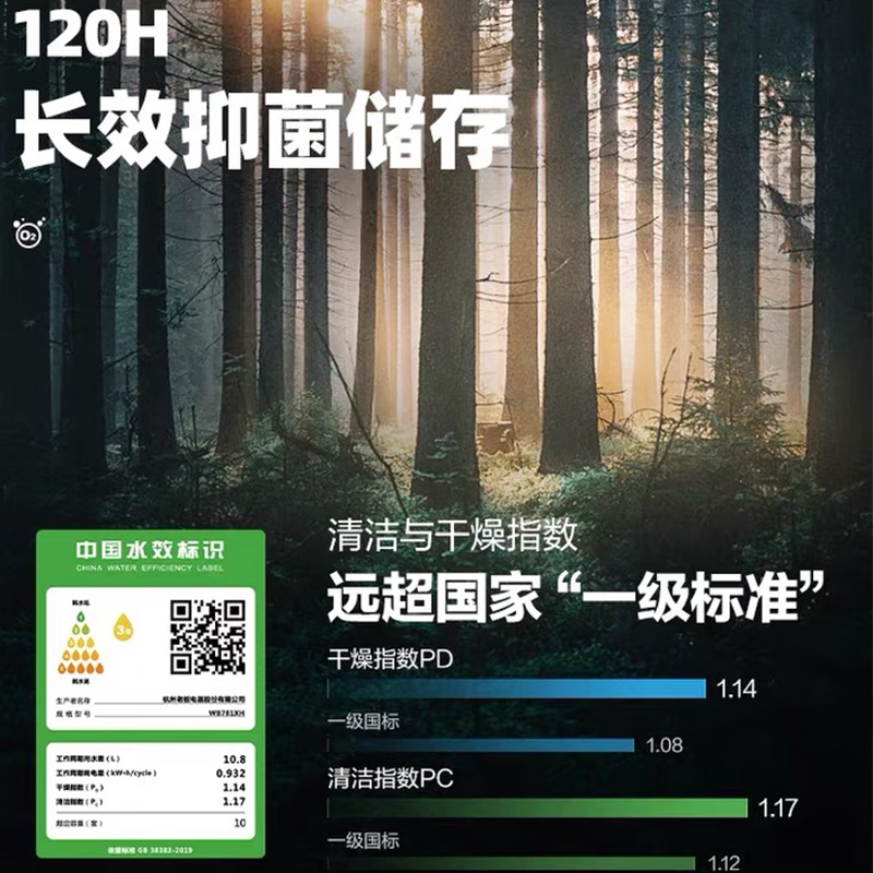 老板（Robam）【新品】10套家用嵌入式洗碗机120H长效存储热风烘干洗碗消毒一体强效除菌可替换消毒柜WB781XH 洗消烘存一体 10套升级容量