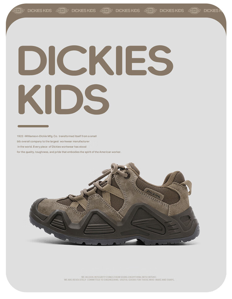 Dickies Children's Shoes, Spring And Summer New Running Shoes, Casual Shoes for Young Boys, Travel Shoes, Durable Shock-Absorbing Hiking Sports Shoes for Boys 2