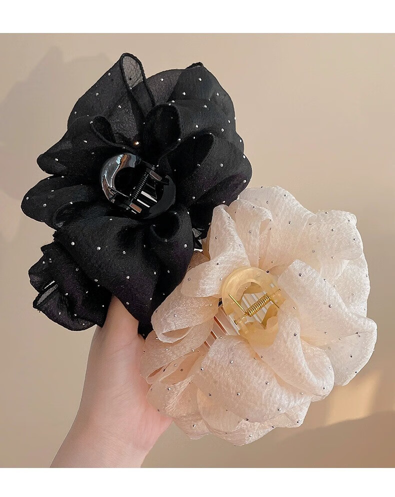 Xiangwan Hair Clip, Claw Clip, Mesh Butterfly Bow, Bubble Hair Clip, Cloud Clip, Back of Head Shark Clip, Bun Claw Clip, Hair Accessory 5