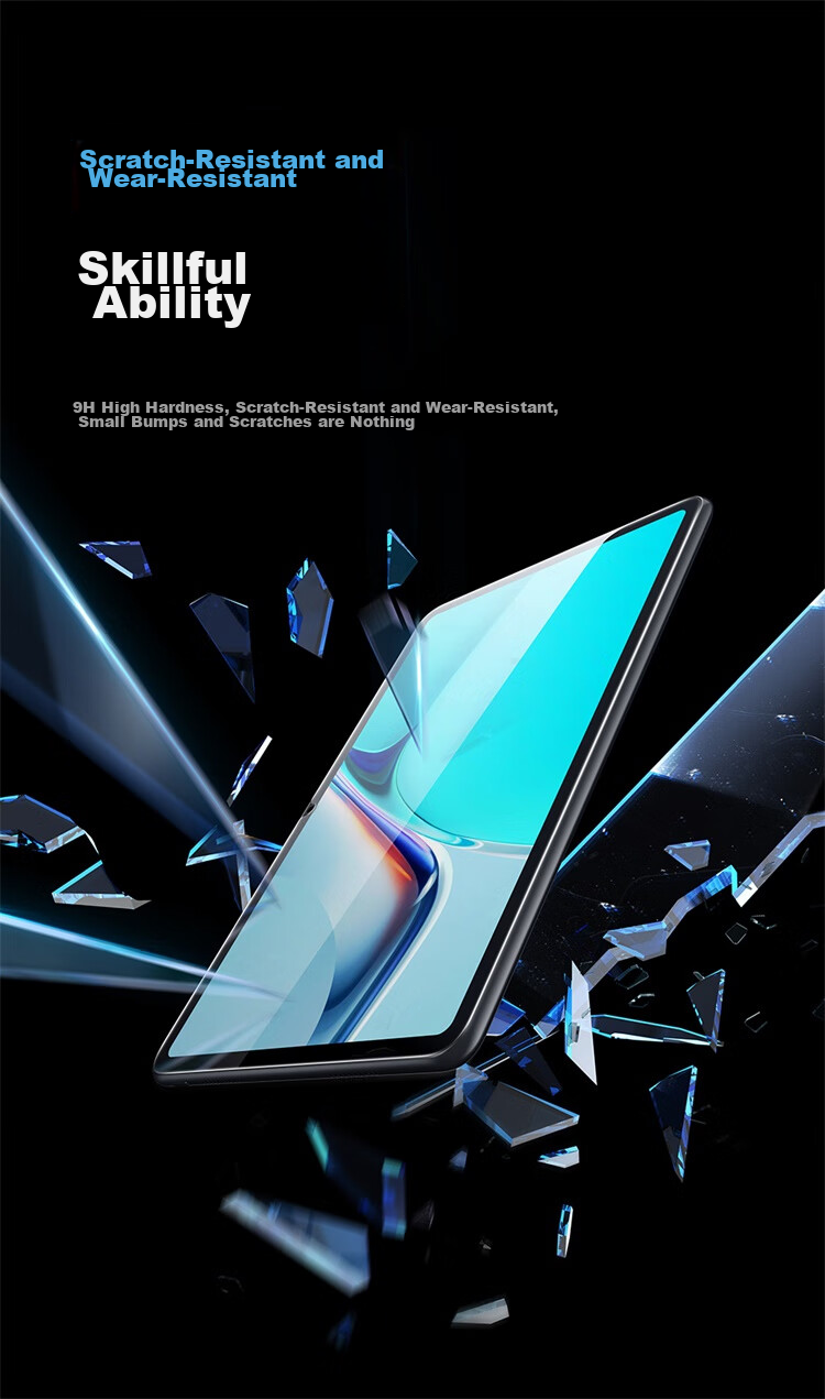 Baseus Tempered Glass Screen Protector for Huawei MatePad 11 Tablet, AR Film with Dust-Free Installation, Ultra-Clear Bare Screen, Strong Anti-Fingerprint, Compatible with 2021 MatePad 11 - 10.95 Inch 9