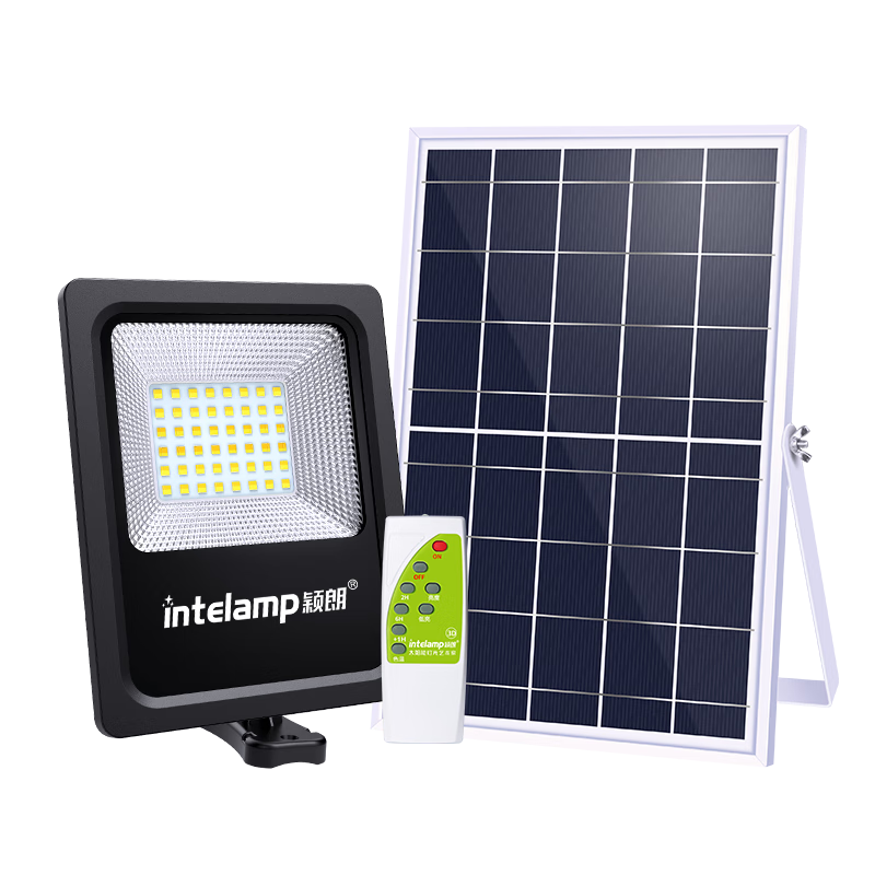 Intelamp Solar Garden Light, Outdoor Lighting for Home And Rural Areas, Automatic On-Dark Illumination for Gates And Courtyards