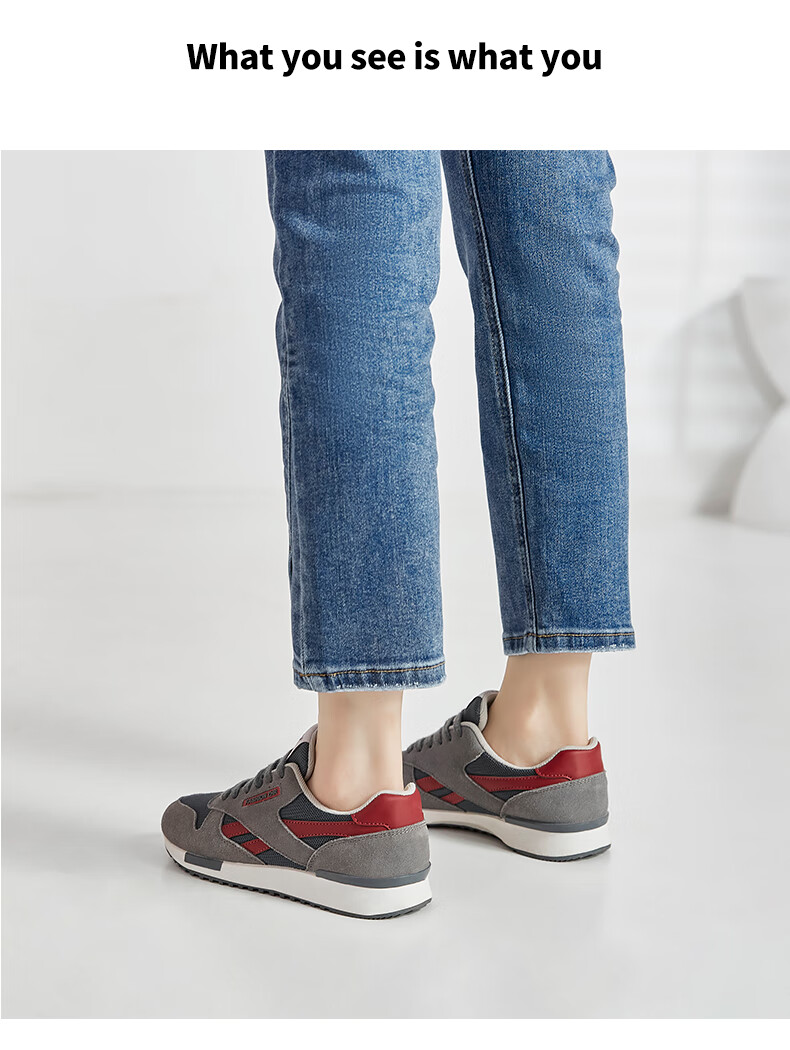 ZHR Women's Casual Shoes, Selected Cowhide Comfortable Versatile Women's Shoes, Classic INS Trendy Color-Block Sneakers for Women, Korean-Style Fashionable Lightweight Breathable Shoes for Women, AK60, Beige-Gray, Size 35 13