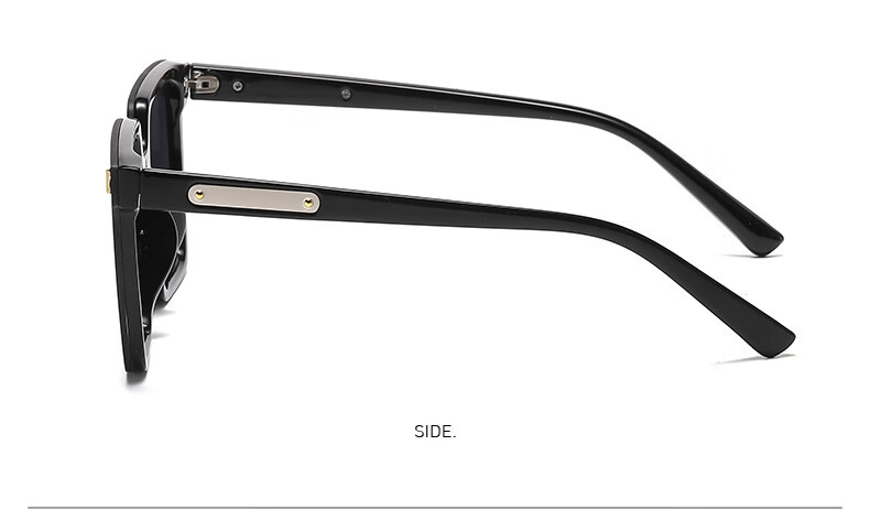 Boshide Sunglasses, High-Definition UV Protection Sunglasses for Men And Women, Large Frame Driving Sunglasses, Black Frame with Gray Lenses 7