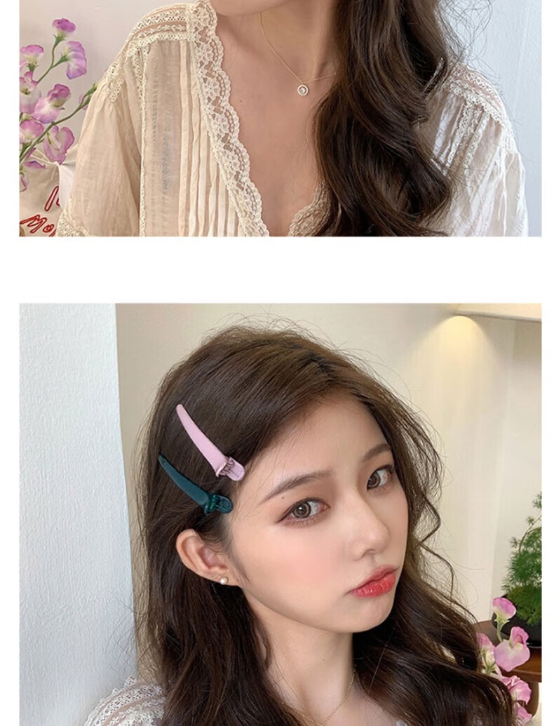 Xiangwan Hair Clips, Set of 10, Candy Colors, Invisible Hairpins, Side Bangs Clips, Duck-Bill Clips, Face-Washing Barrettes, Birthday Gift for Wome 5