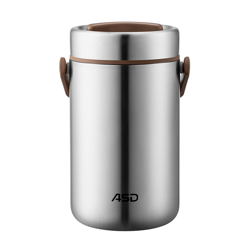 ASD Insulated Lunch Box, Vacuum Insulated Pot, 304 Stainless Steel Vacuum Insulation Container, Portable Thermal Bento Box, 2.5L