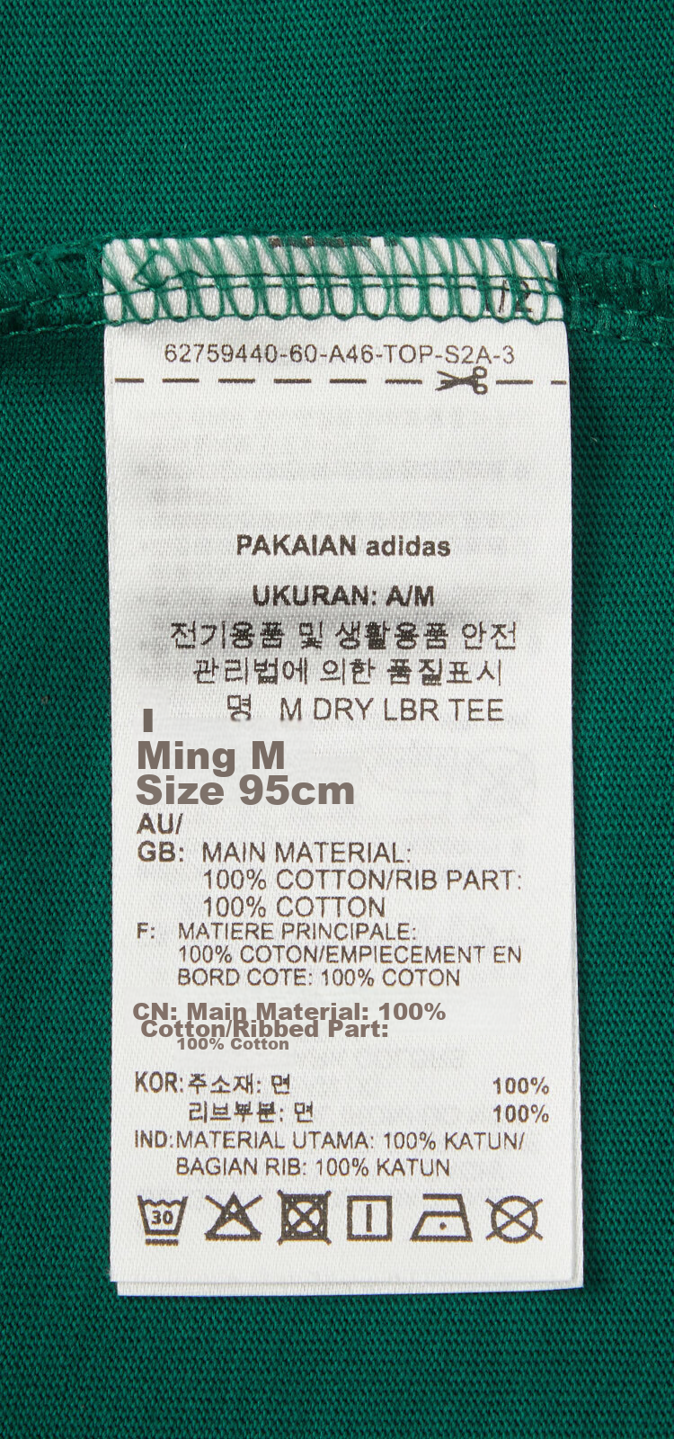 Adidas Cotton Short-Sleeve T-Shirt for Men, Round Neck Undershirt, Casual Versatile Top, Men's Clothing, Size 3XL 9