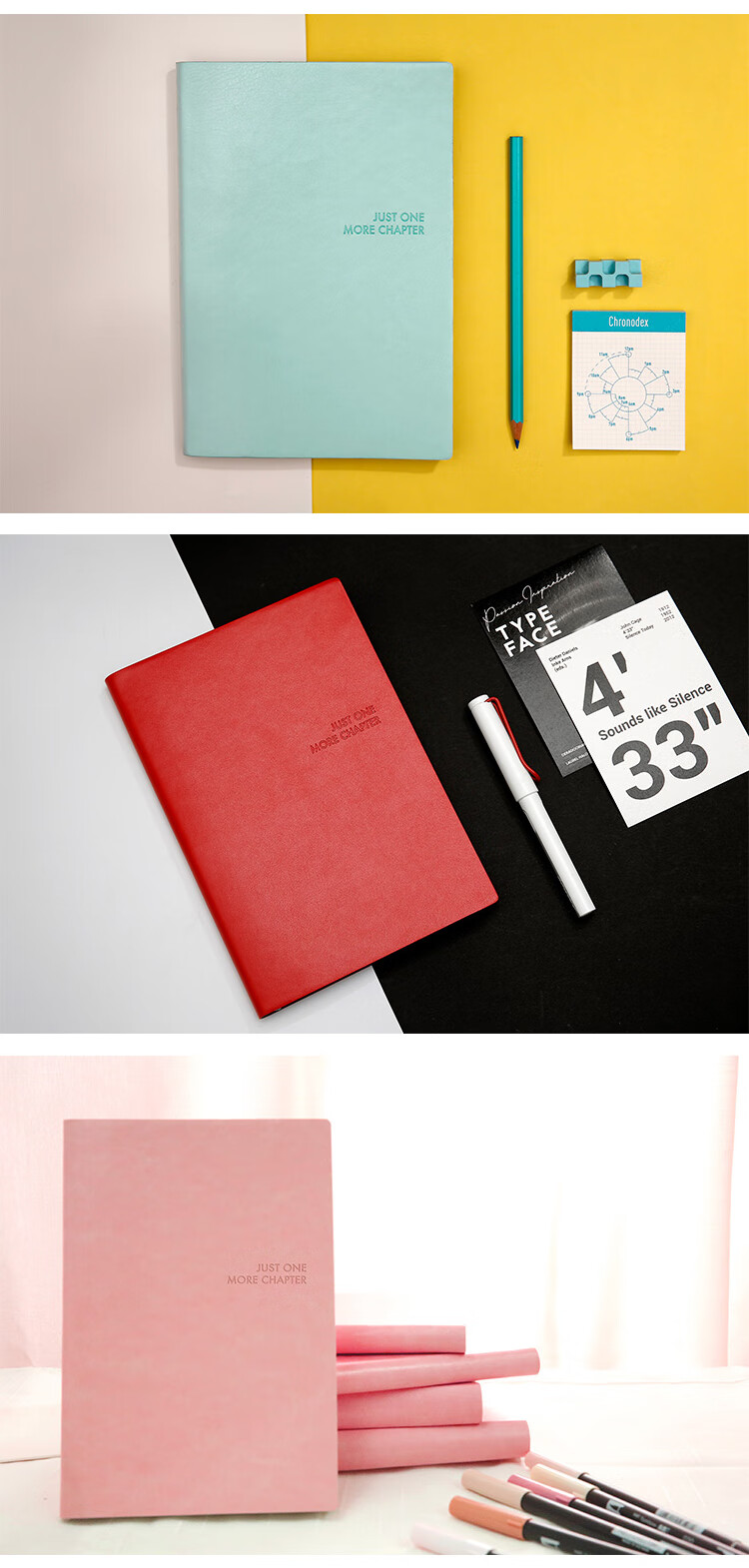 Chenzao Reading Handbook A5 Quote Reflection Notebook 256 Pages Can Record 50 Books 5 Colors Available - Meilade Brow 5