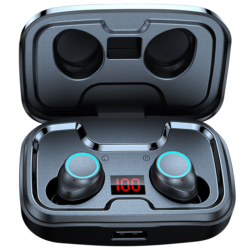 Chuanglan Bluetooth Earphones, Wireless Sports Running In-Ear Headset, Call Noise Reduction, Waterproof, Invisible Mini Gaming, Low Latency, High Battery Capacity, Long-Lasting Battery Life, High Sound Quality, Compatible with Android